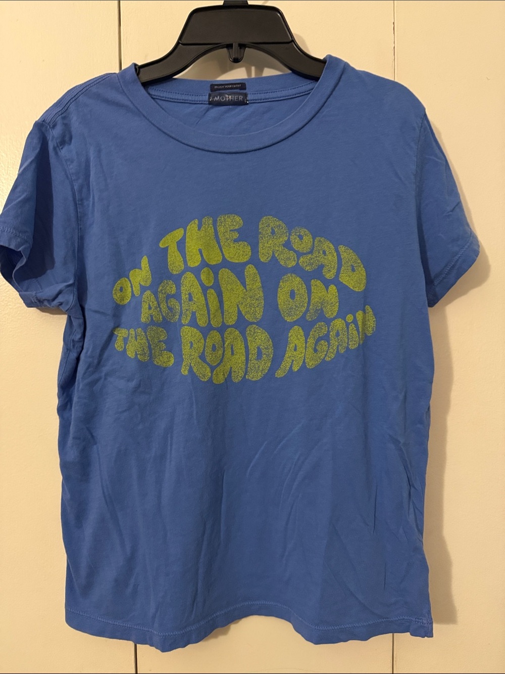 MOTHER Blue Short-Sleeve Tee